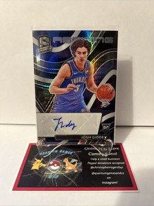 2021-22 PANINI SPECTRA ASPIRING AUTOGRAPHS #6 JOSH GIDDEy GRADER ROOKIE RC