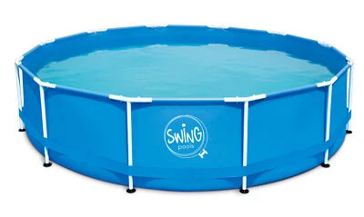 Frame Pool Swimmingpool Schwimmbad 457 x 122 cm blau Schwimmbecken Quick Up - Bild 1 von 3