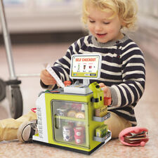 Mini Supermarket Cashier BPA Free Shopping Cashier for Boys Girls (Green)