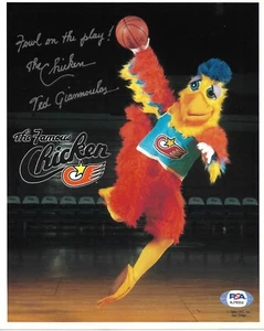 Ted Giannoulas The Famous San Diego Chicken Signed 8x10 Photo PSA/DNA COA #4 - Picture 1 of 1