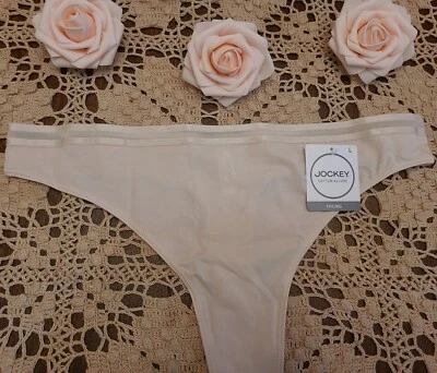 Большой JOCKEY хлопок Allure Pima хлопок сексуальные стринги #1628 новый с Ярлыками - Изображение 1 из 4