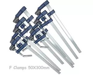 BrickLayer Profile F Clamp 50X300mm Metal Handle wood working F-Clamp Best Price - Picture 1 of 2