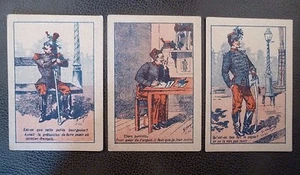 LOT 3 CHROMOS RECLAME REIMS AU CHALET D'OSIER imp Lefebvre et Nisse Roubaix - Imagen 1 de 2