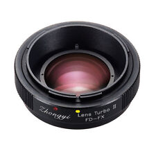 Zhongyi Lens Turbo II Focal Reducer Booster Adapter Canon FD to Fujifilm FX X