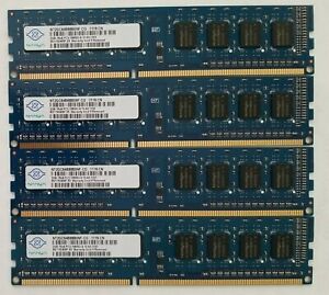 Nanya 8GB (4x2GB) PC3-10600U DDR3-1333MHz 1Rx8 Non-ECC NT2GC64B88B0NF-CG