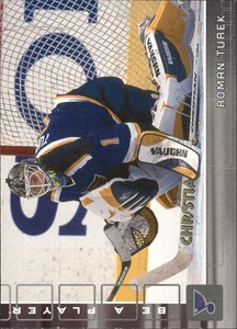 2001-02 BAP Memorabilia Blues Hockey Card #5 Roman Turek