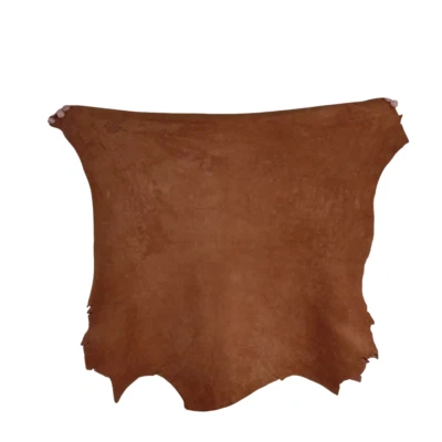 Brown Suede BEST Quality Hides Lambskin Thin Soft Leather Hide skin skins  6sqft - Image 1 of 4