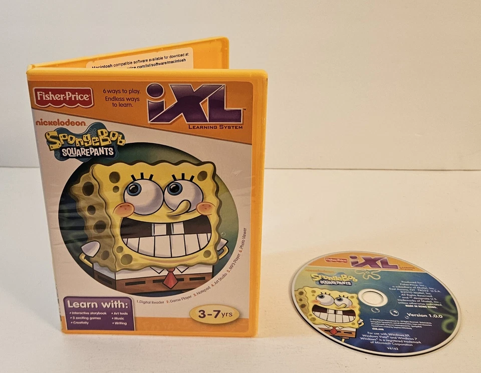 Fisher Price iXL Learning System Software - SpongeBob SquarePants Ages 3-7 - Image 1 of 1