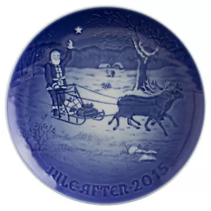 ROYAL COPENHAGEN BING&GRONDAHL PIATTO DI NATALE 2015 ORIGINALE PORCELLANA PRIMA - Picture 1 of 4