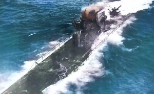 German U-Boats Take a Beating WWII Reprint Postcard - Picture 1 of 2