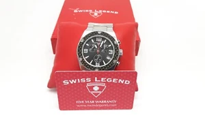 Swiss Legend SL-40025-11 ETA Men's Chronograph Wristwatch NEW Box & Papers - Picture 1 of 12