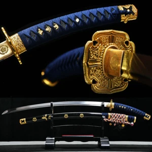 Espada Katana Samurai Japonesa Sharp Tachi Full Tang 1095 Acero al Carbono Koshizori - Imagen 1 de 11