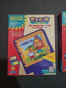 SEGA Pico "The Berenstain Bears A School Day + Huckle& Lowly's Authentic - Picture 1 of 8