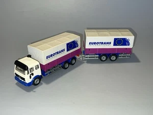 Camion tandem Siku 3515 Mercedes Benz Eurotrans - Foto 1 di 5