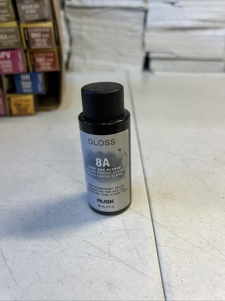 Tonos líquidos semipermanentes RUSK Deepshine brillo 2 oz tono-8A Foto 1 de 1