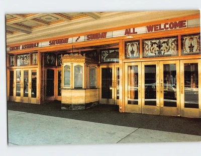Postcard Entrance Jersey City Assembly Hall of Jehovah's Witness NJ USA - Image 1 of 2
