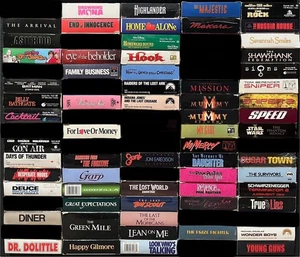 8/05- $5 FLAT Shipping - Huge VHS Lot - ACTION sci-fi Comedy - YOU PICK CHOOSE - Picture 1 of 15