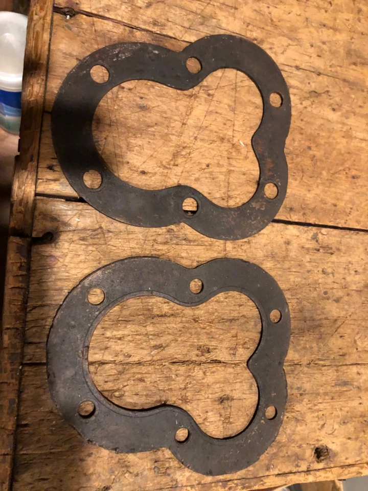 古董摩托车印第安童子军 30 年代 30 50 37 英寸气缸盖垫圈二手金属 — 第 1/1 张图片