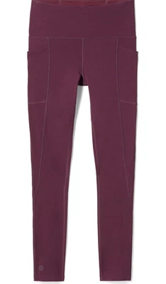$120 Smartwool Women's Active Legging - Eggplant/Black - Large- New With Tags - Image 1 of 4