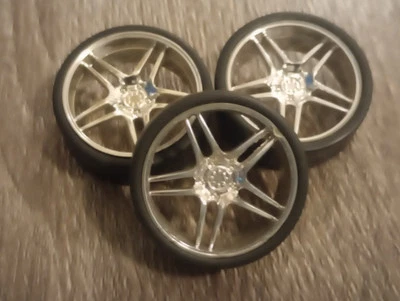 RUEDAS CROMADAS JADA IMPORT RACER ESCALA 1/24 3 PIEZAS PARA TOYOTA SUPRA LEER POR FAVOR Foto 1 de 4