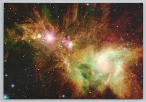 Cúmulo de copo de nieve estelar, NASA, postal espacial - Imagen 1 de 2