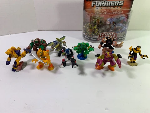 Transformers Robot Heroes Beast Wars 11 different Mini Figures Lot (2008) Cover