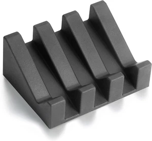 Silicone Soap Dish: Self-Draining Waterfall Tray for Shower, Bathroom, Kitchen - Picture 1 of 6