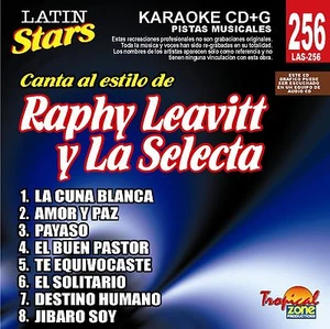Karaoke Latin Stars 256 Raphy Leavitt Y La Selecta Vol.1 - Foto 1 di 1