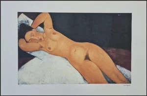 AMEDEO MODIGLIANI * 51 x 78 cm * signed lithograph * limited # 15/50 - Picture 1 of 9