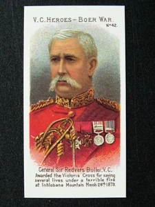 No.42 GEN SIR REDVERS BULLER Victoria Cross Heroes Boer War REPRO by Taddy 1902 - Picture 1 of 1