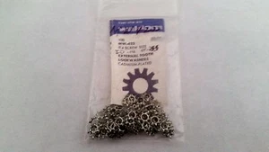 WALDOM MW422 #4 SCREW SIZE EXTERNAL LOCKWASHER CADMIUM PLATED BAG OF 100PC - Picture 1 of 1