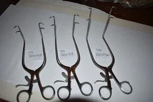 3-TEILIGES SET ORTHOPÄDISCHER GELPI-RETRAKTOR 90 WINKEL 7 ZOLL TIP DOWN 2 ",3", 4" - Bild 1 von 1