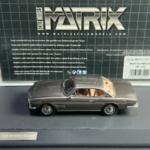 1/43 MATRIX MORETTI - FIAT 2500SS COUPE 1962 GRIGIO MX41309-081 - Foto 1 di 1