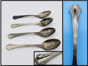 Lot of 4 Vintage FB Rogers International Silver Silverplate 7-1/8" Soup Spoons - Picture 1 of 6