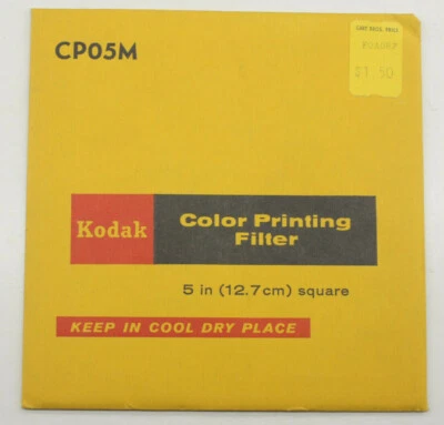 Kodak CP05M Color Printing Gelatin Filter - 5" Square KP 47064B  - New - F30 - Image 1 of 2