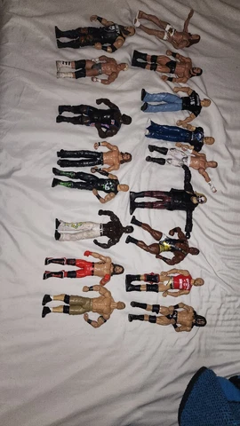Mattel WWE Action Figures Lot Stone Cold,  The Fiend,  AJ Styles 17 Total, READ Cover