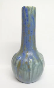 ROYAL LANCASTRIAN POTTERY VASE BLUE GREY MOTTLED GLACE. - Picture 1 of 11