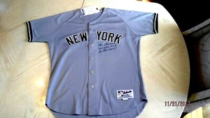 JOE TORRE Game Worn & Signed 2002 Yankees Manager Jersey -Mears & Steiner Auth. - Picture 1 of 6