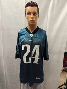 Retro Nnamdi Asomugha Philadelphia Eagles Reebok Jersey L NFL - Picture 1 of 12