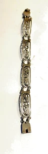 Sterling Silver Linked Bracelet, Elegant - Picture 1 of 4