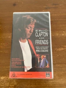 ERIC CLAPTON AND FRIENDS MUSIC VHS TAPE EXCELLENT CONDITION BLUES PHIL COLLINS - Picture 1 of 2