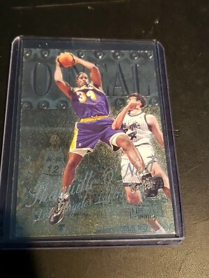 1998-99 SkyBox Metal Universe Basketball #25 Shaquille O'Neal Los Angeles Lakers - Image 1 of 3