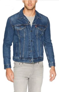 Levi's Men's Original Trucker Jacket, Mugito - Dark Wash, L - Bild 1 von 2