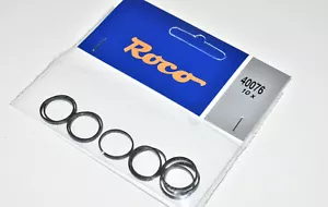 Roco H0 40076 Ersatz- Haftreifen 10 Stück NEU in OVP Gummireifen Haftringsatz - Bild 1 von 2