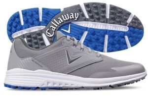 New Callaway Golf Solana SL Shoes Grey/Blue Size 9.5 Medium CG125GBL