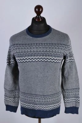 Levis Classic Patterned Crew Neck Jumper Size M - Image 1 of 4