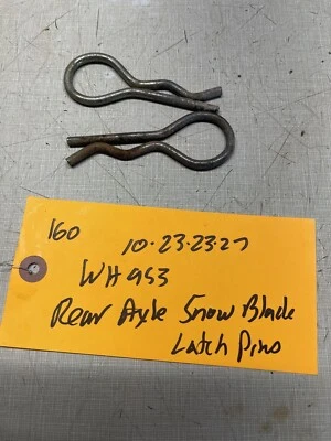 Wheel Horse 953 1054 Tractor Rear Axle Snow Blade Latch Lever Stop Pins - Image 1 of 3