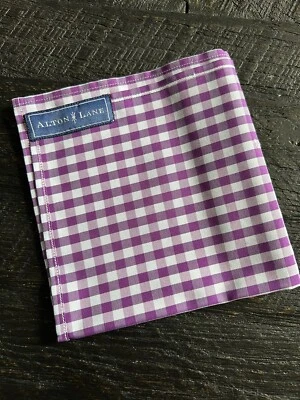 Alton Lane Púrpura Guinga Bolsillo Cuadrado Estilo 3, SC 46 NUEVO Foto 1 de 4