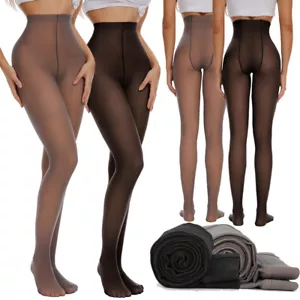 Flawless Legs Fake Translucent Keep Warm Pantyhose Tights Stockings for Women US - Picture 1 of 16