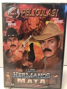 Sergio Goyri 4 Películas 🎥. Los Hermanos Matan. 📀 DVD Nuevo S-D01 - Picture 1 of 3